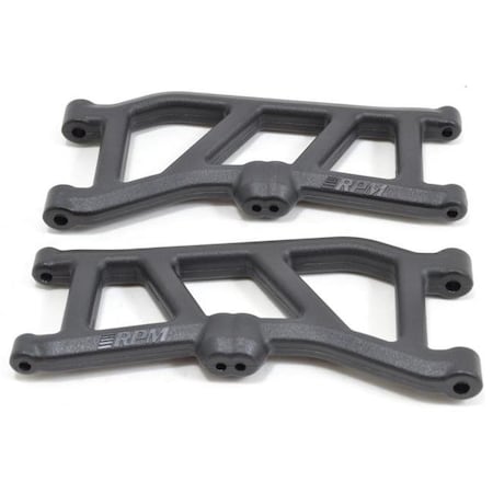 Rpm Rc Products RPM RC Products RPM80822 Front A-Arms for the Arrma Kraton & Outcast 4s; Black RPM80822